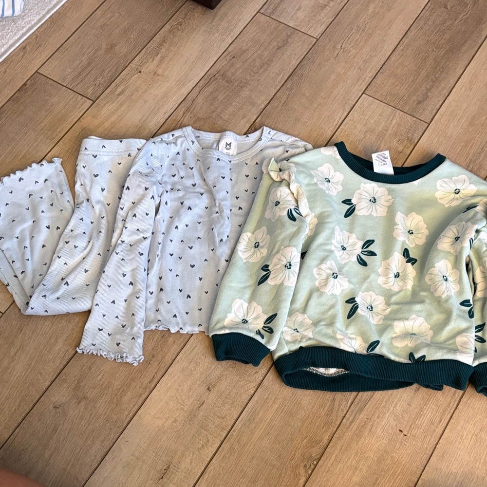 Floral Long Sleeve Kids Top